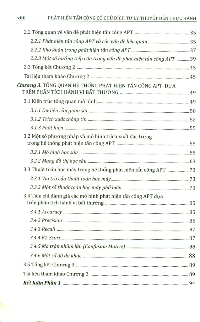 PHÁT HIỆN TẤN CÔNG CÓ CHỦ ĐỊCH - TỪ LÝ THUYẾT ĐẾN THỰC HÀNH (Sách chuyên khảo)